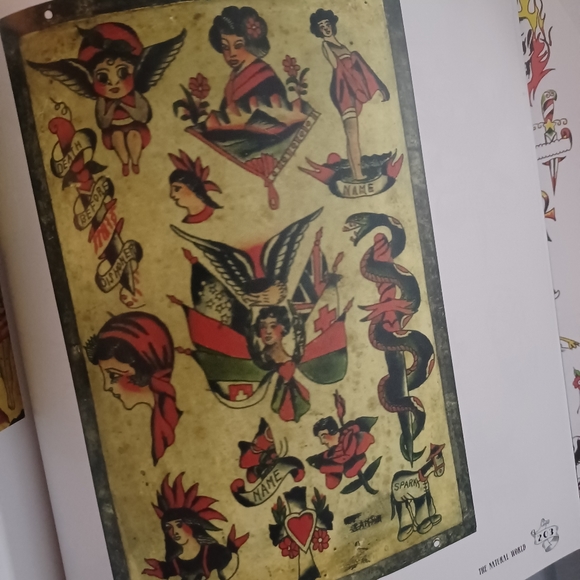 Vintage Tattoos - the book of old school skin art - New Paperback - Picture 4 of 7